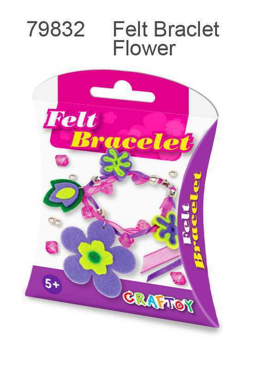 FELT BRACELET- FLOWER