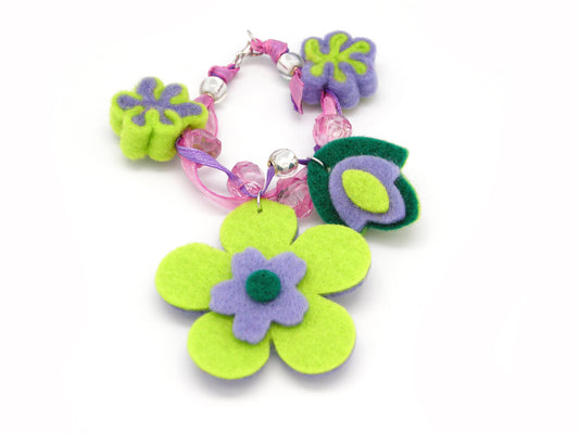 FELT BRACELET- FLOWER