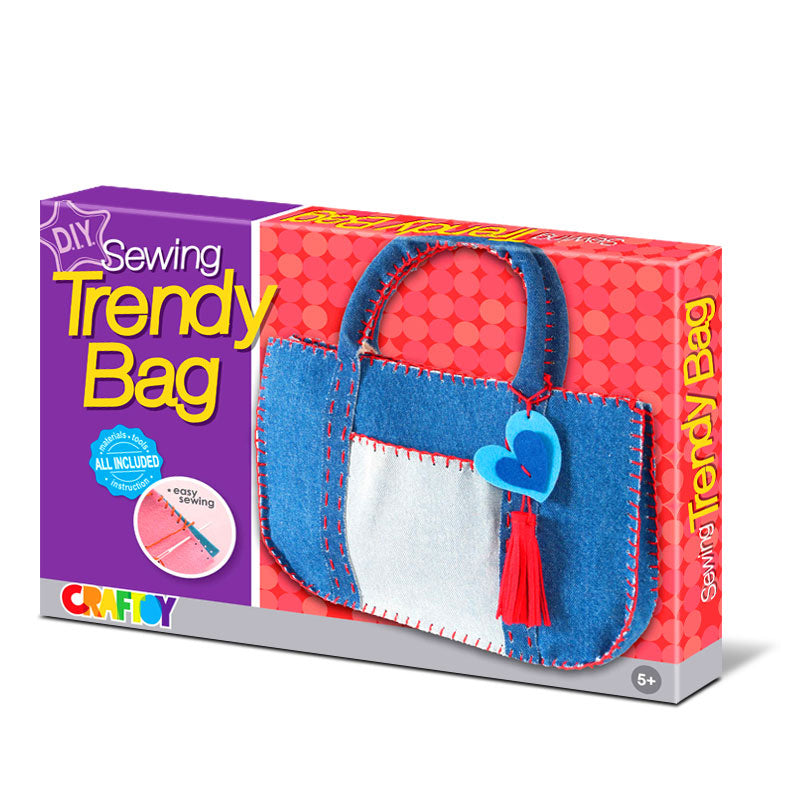 SEWING KIT- TRENDY DENIM BAG