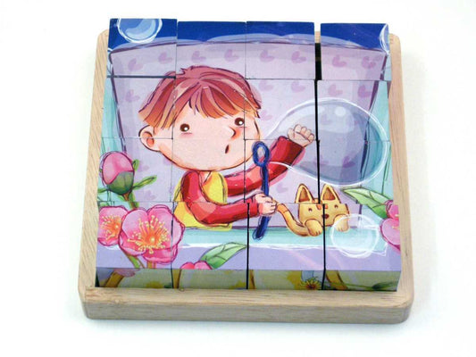 BOY CUBE PUZZLE 16PCS