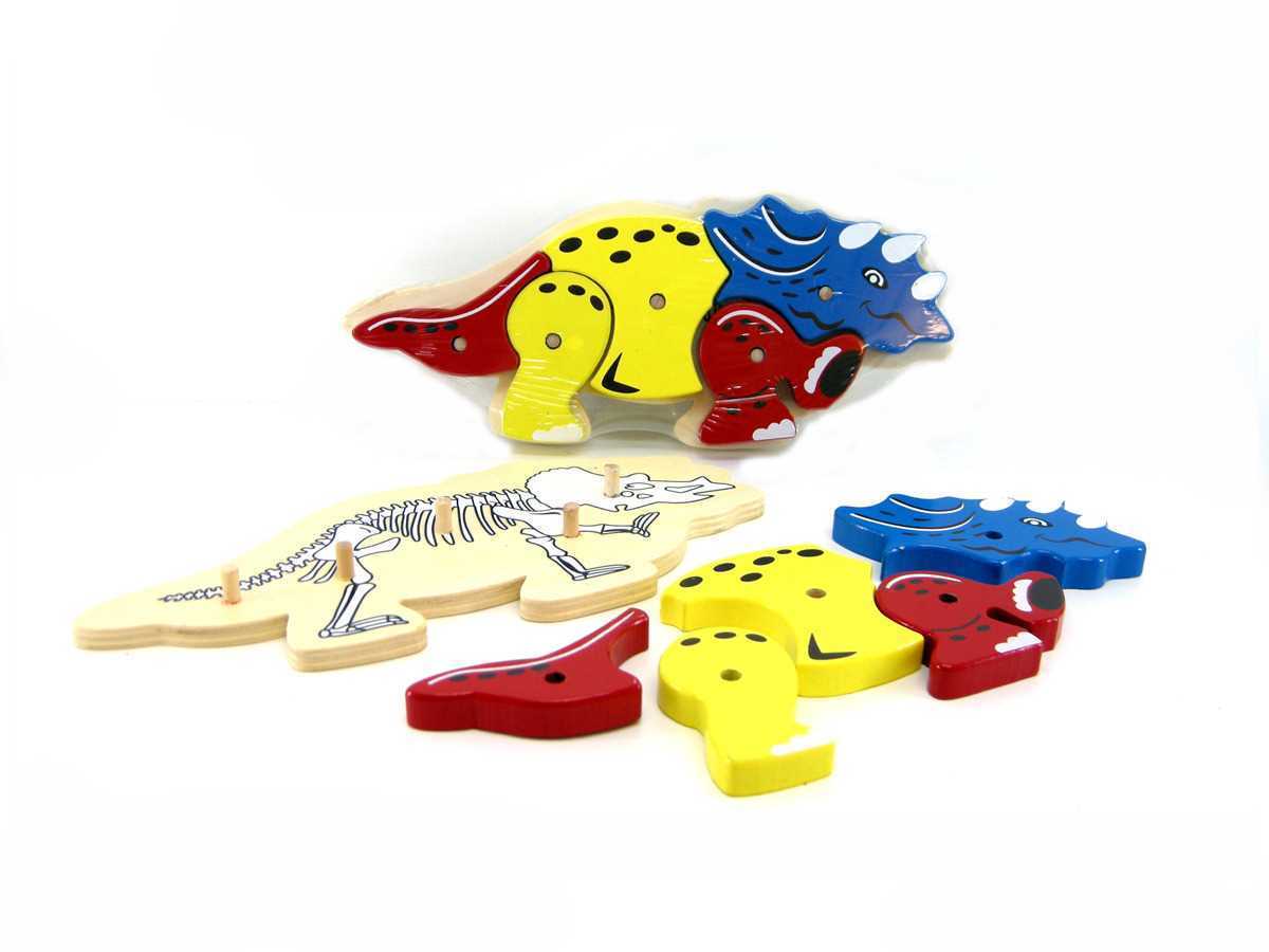 DINOSAUR PUZZLE WITH SKELETON