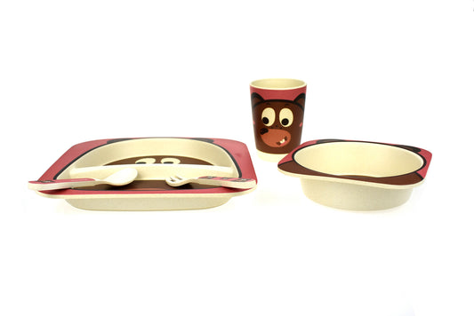 BAMBOOZOO DINNERWARE BEAR 5PCS