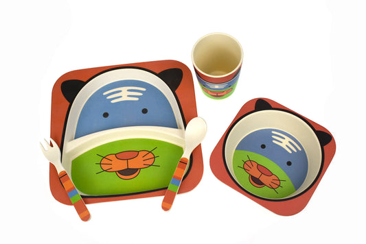 BAMBOOZOO DINNERWARE TIGER 5PC