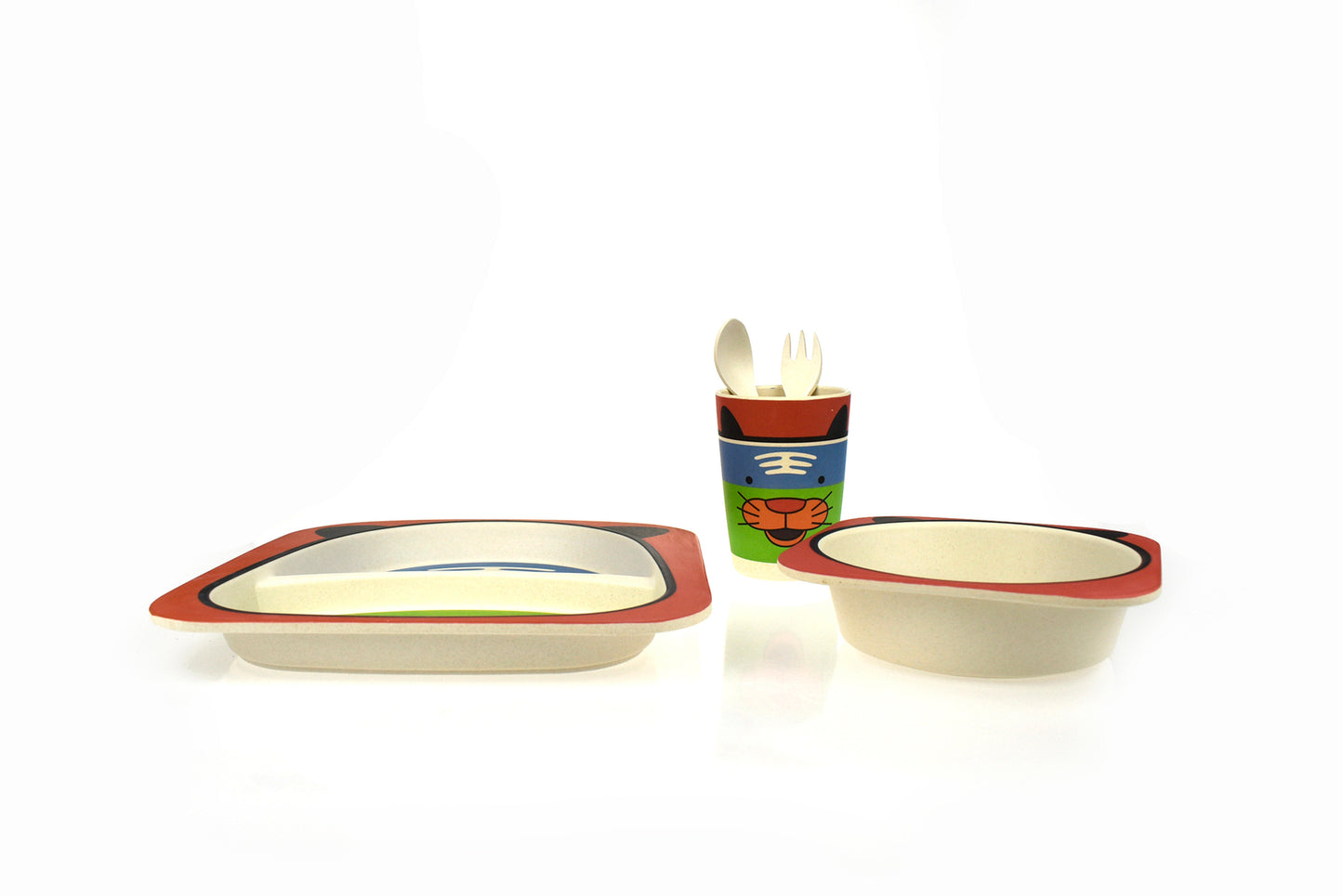 BAMBOOZOO DINNERWARE TIGER 5PC