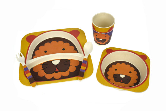 BAMBOOZOO DINNERWARE LION 5PCS