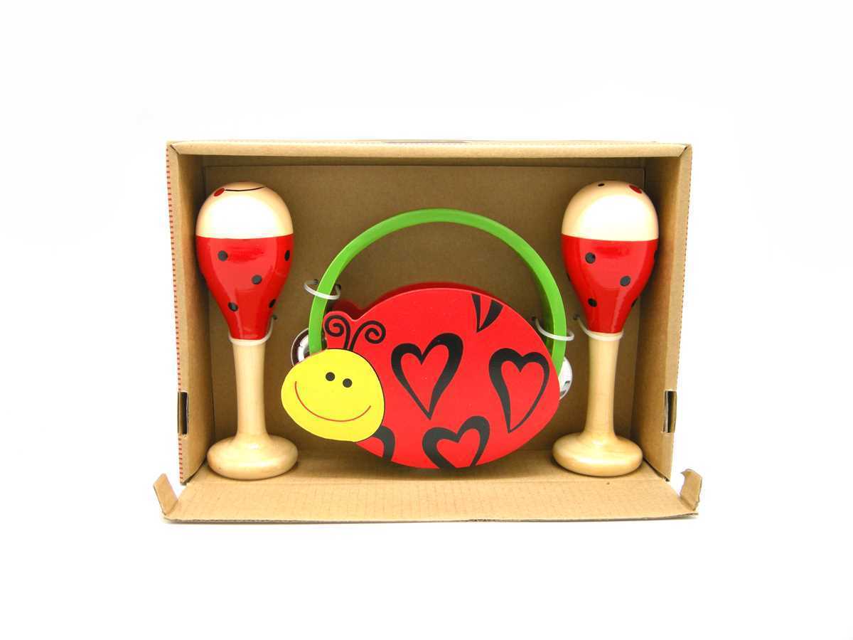 LADYBIRD MARACA & TAMBOURINE