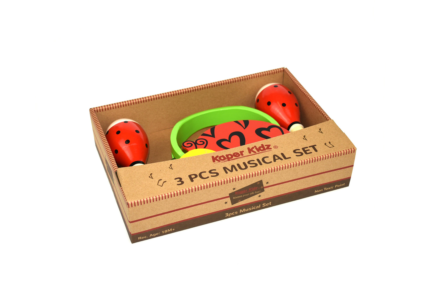 LADYBIRD MARACA & TAMBOURINE