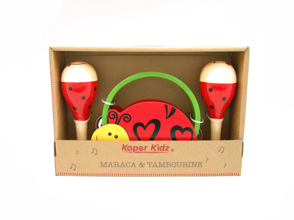 LADYBIRD MARACA & TAMBOURINE