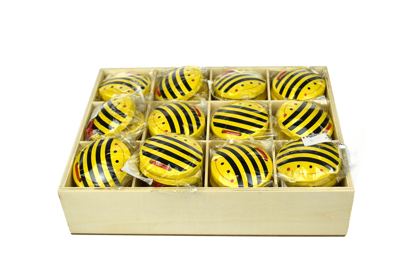 BEE WOODEN CASTANETS