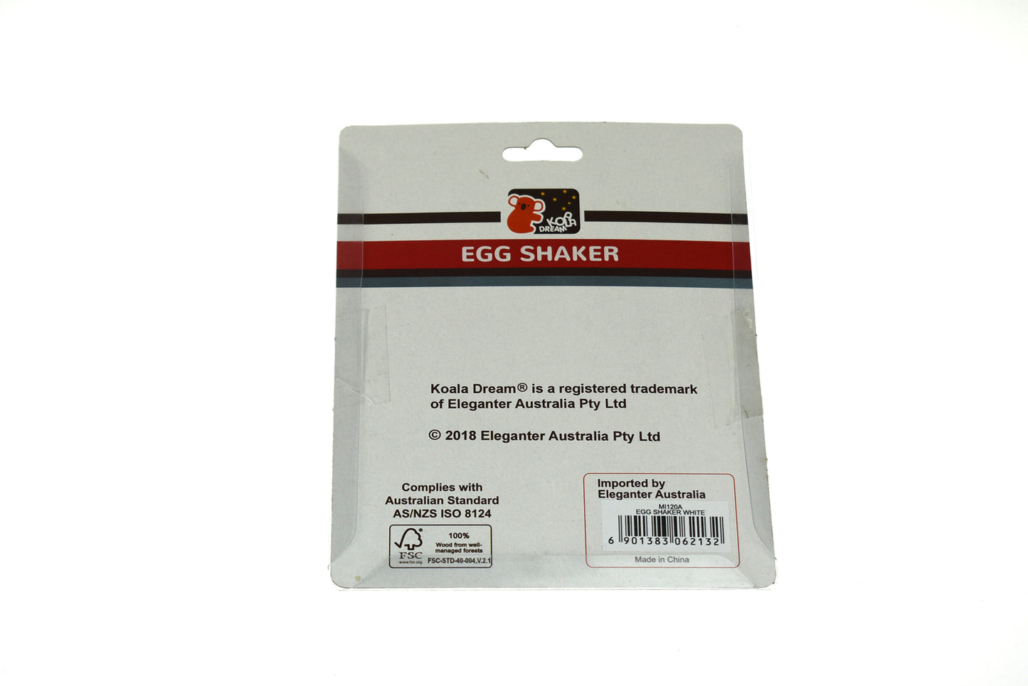 EGG SHAKER WHITE