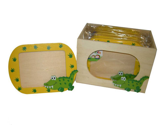 CROCODILE PHOTO FRAME WOODBOX