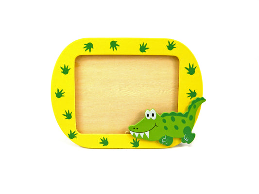 CROCODILE PHOTO FRAME WOODBOX