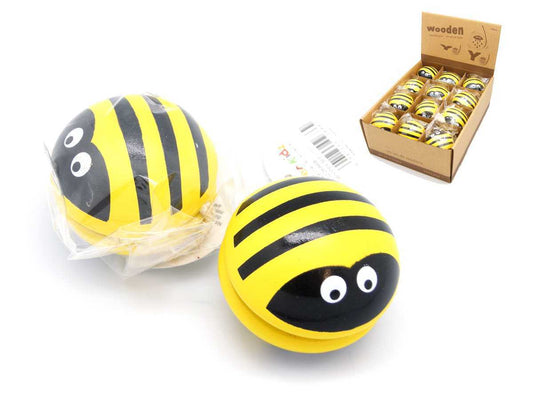 WOODEN BEE YO-YO