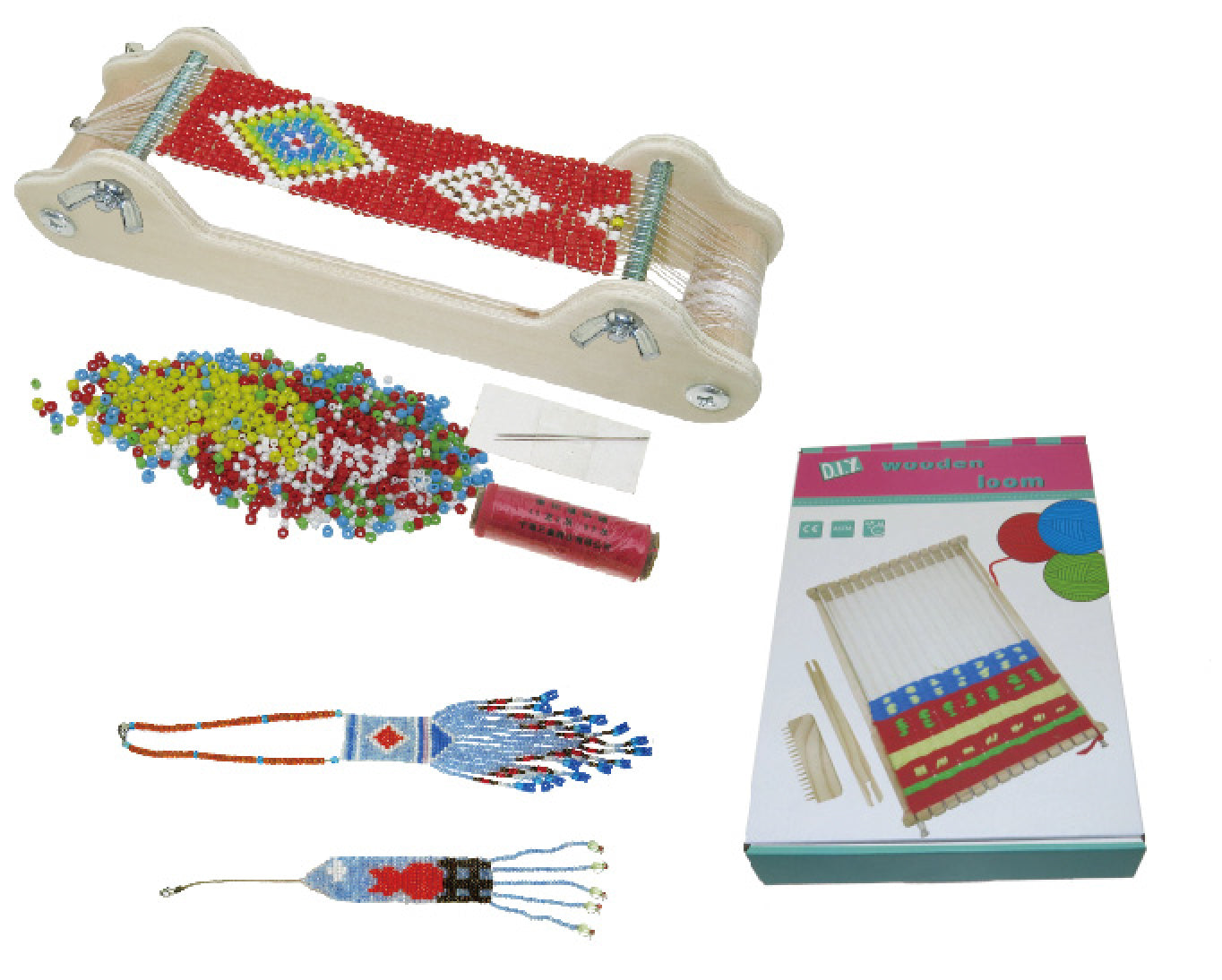 WOODEN BEAD LOOM