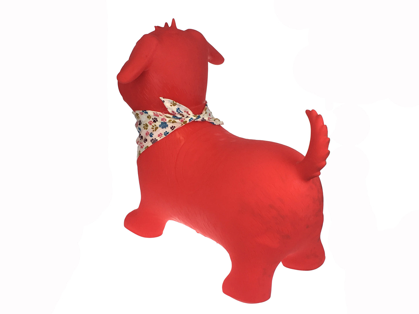 BOUNCY RIDER RED DOG W SCARF