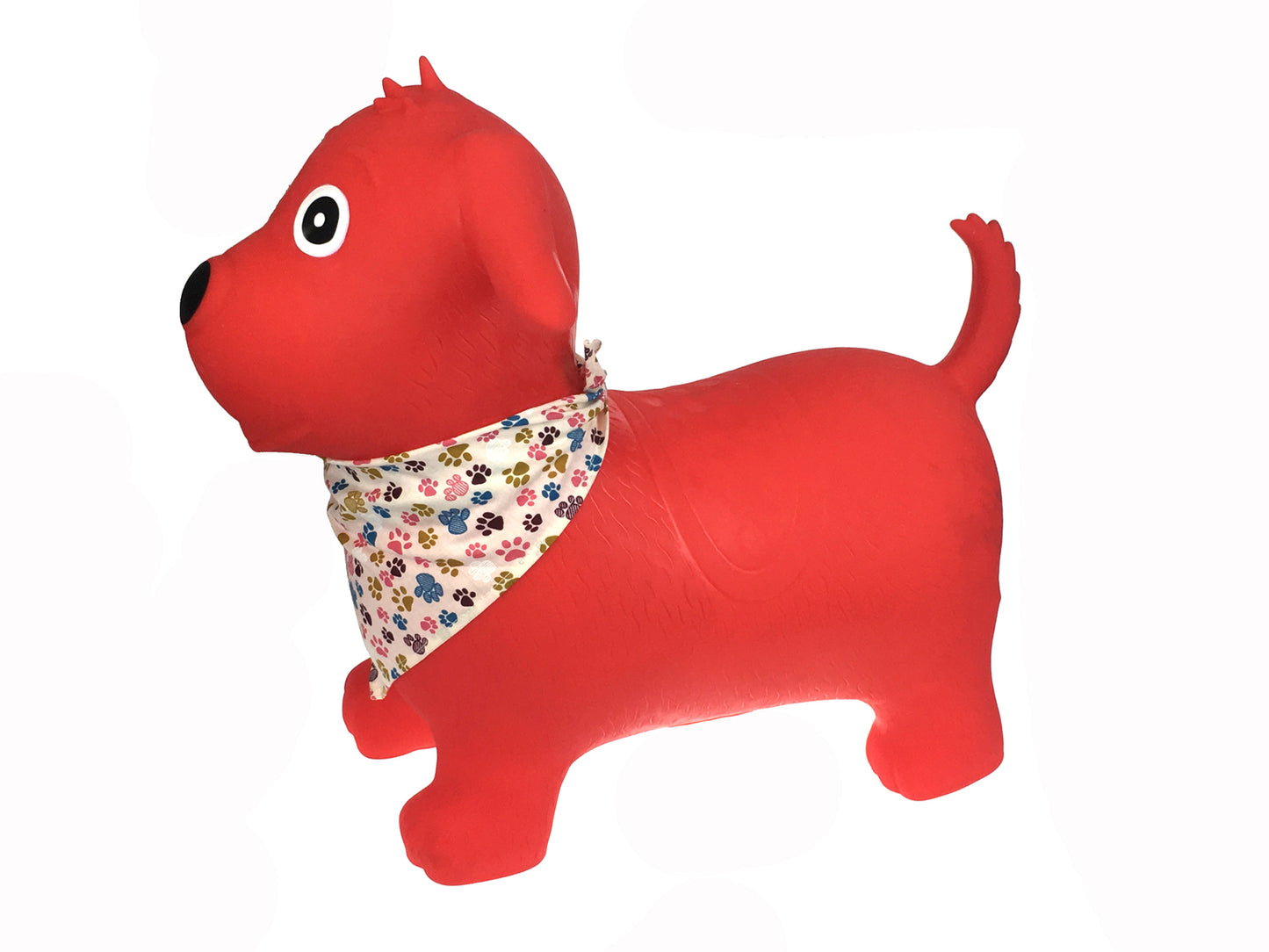 BOUNCY RIDER RED DOG W SCARF