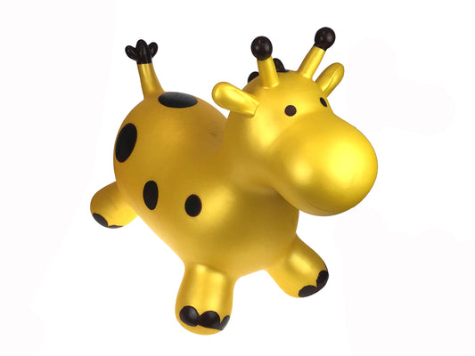 BOUNCY RIDER GOLD GIRAFFE