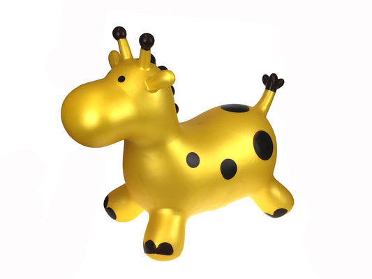 BOUNCY RIDER GOLD GIRAFFE