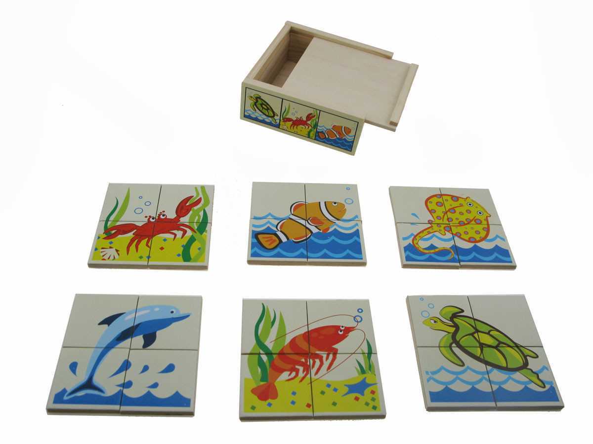 SEA ANIMAL PUZZLE BOX