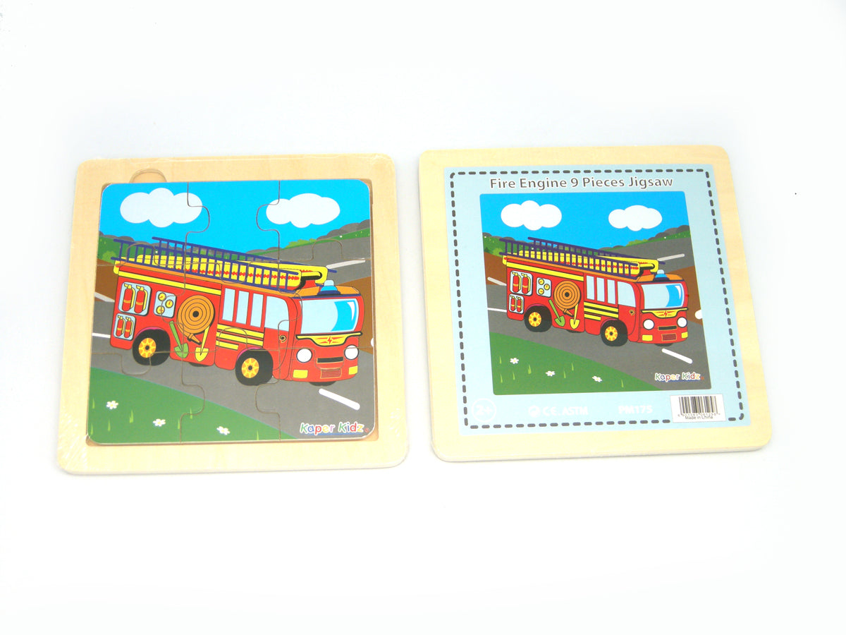 FIRE ENGINE 9PCS JIGSAW