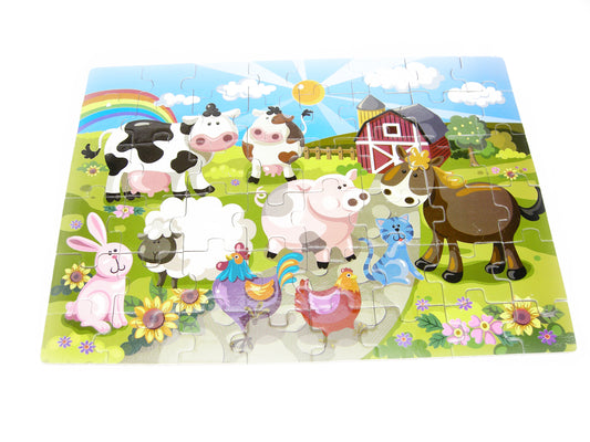 FARM 48PCS JIGSAW PUZZLE 36X26