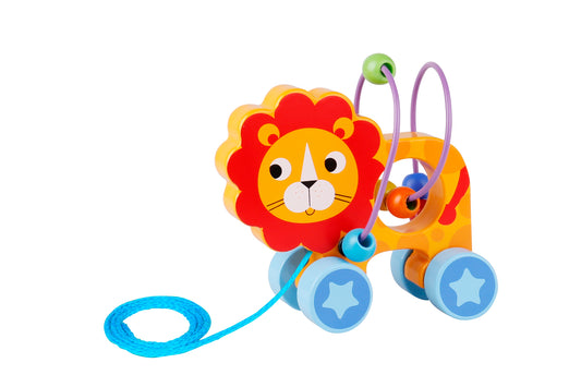 BEADS PULL ALONG-LION