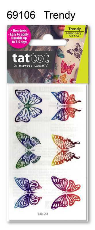 TATTOO MINI BUTTERFLY CONTOUR