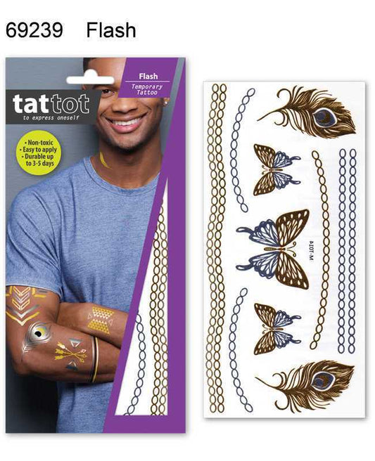 TATTOO MD FEATHER B'FLY FLASH