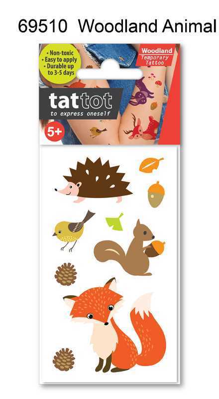 TATTOO MINI ANIMAL GIRL COLOR