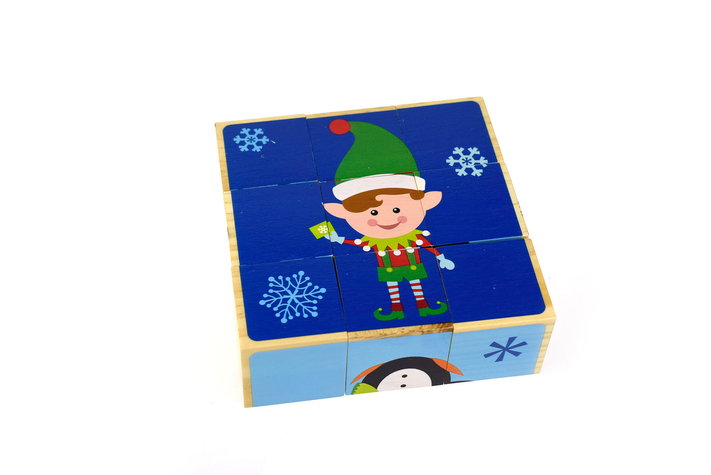 CHRISTMAS 9PCS BLOCK PUZZLE