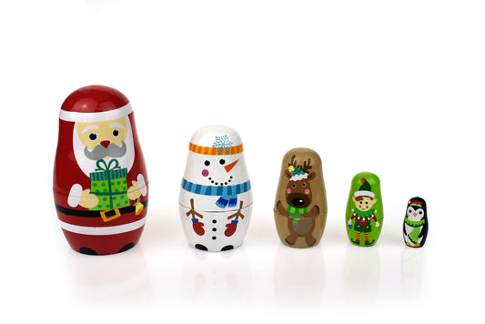 CHRISTMAS NESTING DOLLS