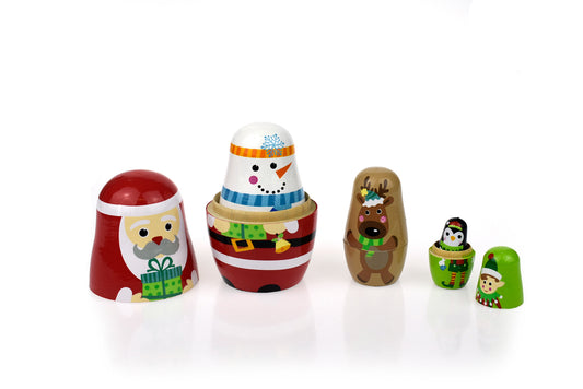 CHRISTMAS NESTING DOLLS