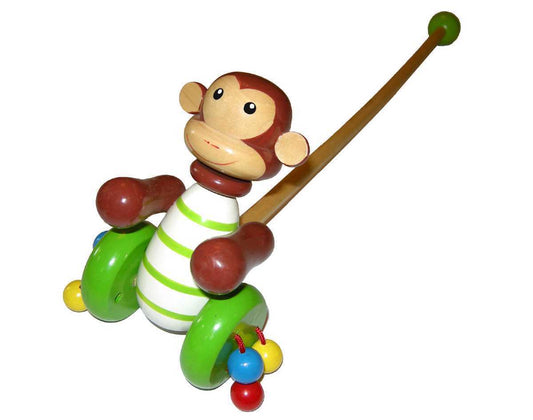 PUSH-A-LONG MONKEY