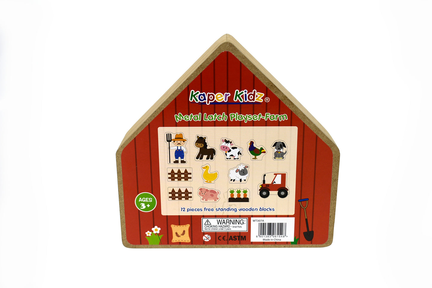 METAL LATCH PLAYSET - FARM