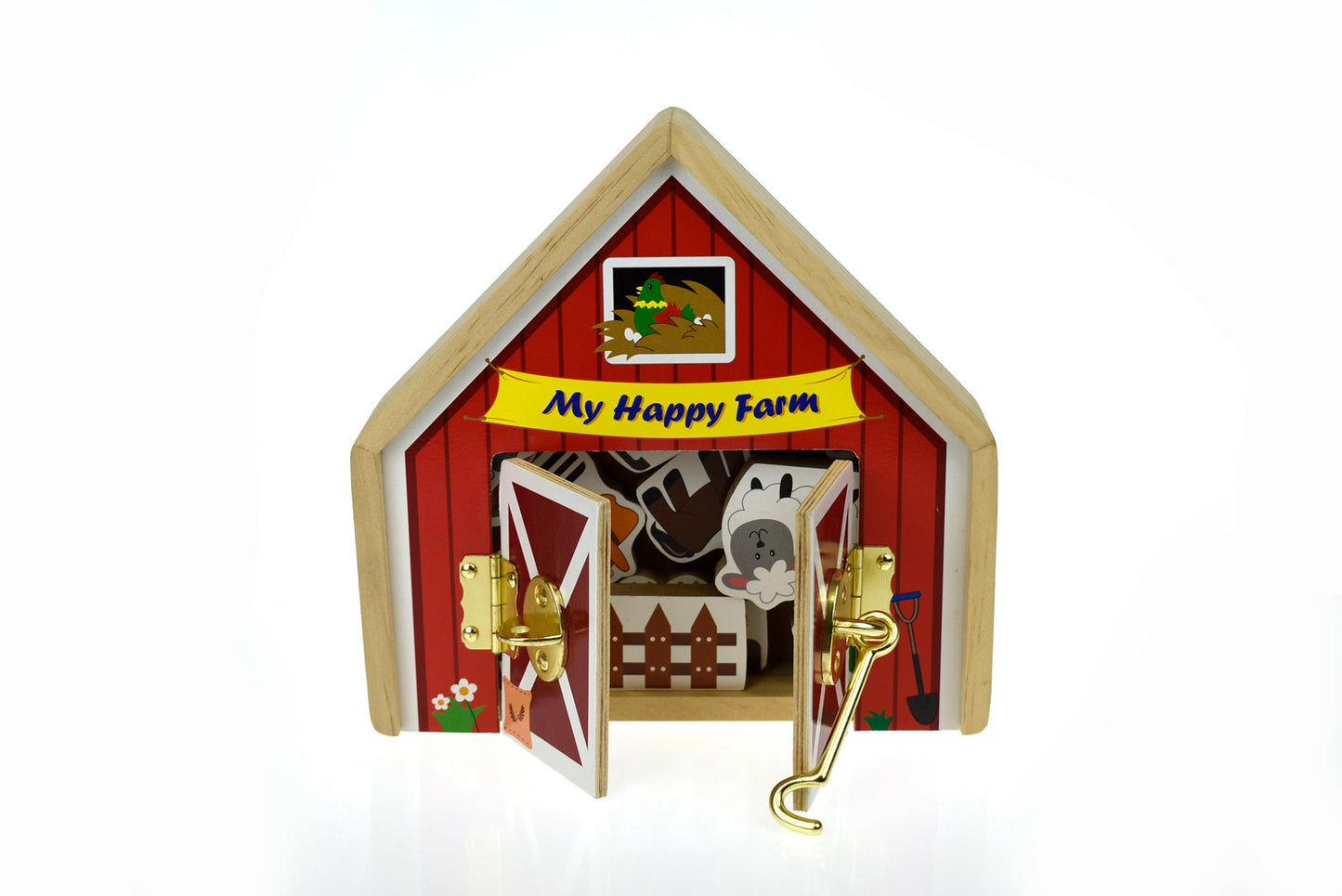 METAL LATCH PLAYSET - FARM